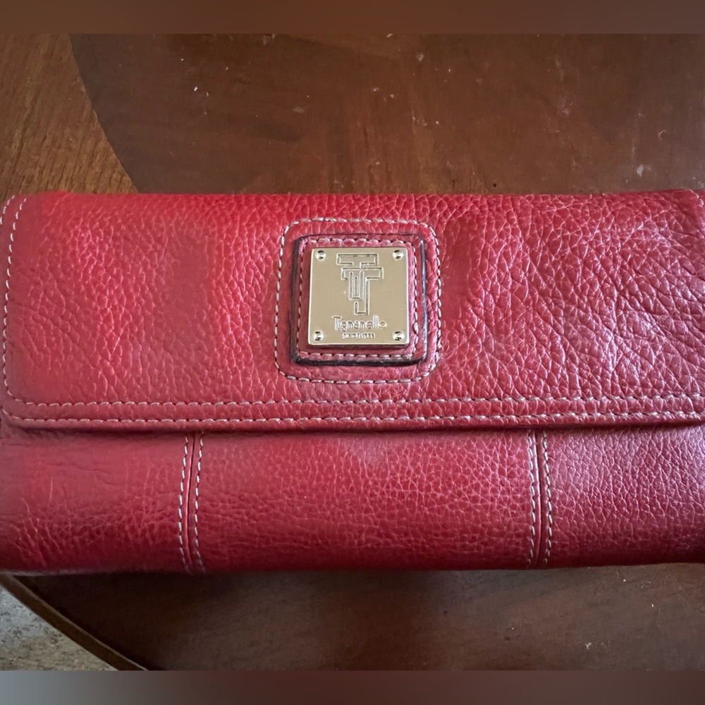 Tignanello red leather wallet